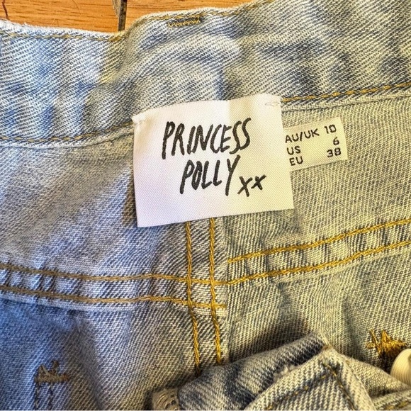Light Blue Princess Polly Jeans - Picture 2 of 5